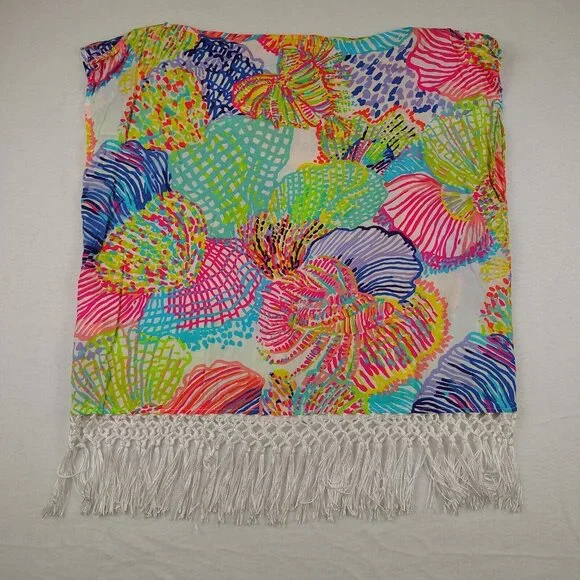 Lilly Pulitzer Jasmine Caftan Womens Xs/Small Roar of the Sea Cover Up - Picture 3 of 9